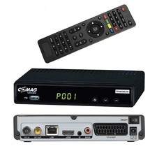 Comag SL65T2 HEVC DVB-T2 HD Receiver mit Fernbedienung und HDMI-Kabel