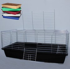 XXL 1m Hasenkäfig Nagerkäfig Kaninchenkäfig Käfig Stall Meerschweinchen 5 Farben