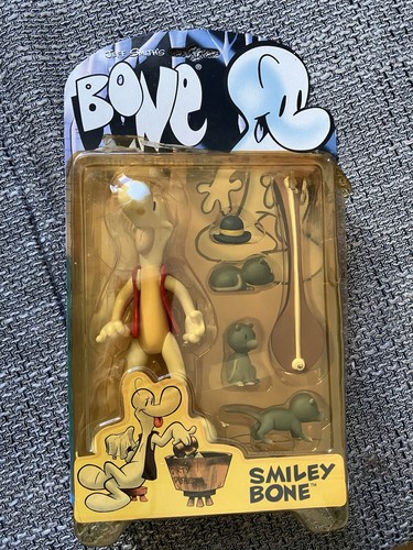 Bone smiley actionfigur - smiley,