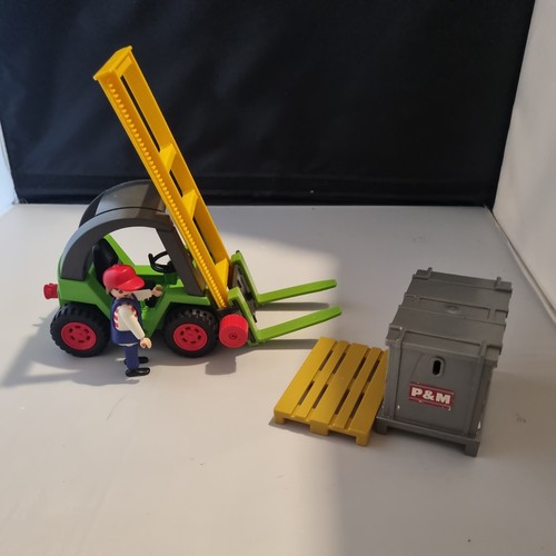 Playmobil vintage gabelstapler - playmobil,