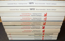 10xAutomobil Revue Kataloge