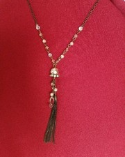 Damen Halskette Modeschmuck A älter außergewöhnliche Vintagekette :) 