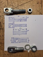 Beiwagen Zugstangen Bolzen M72 K750 Dnepr MW750 sidecar holder bolt Original