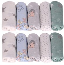 Spucktücher Mullwindeln 5er Pack Babytücher Set Windeln Spucktuch Baby Tuch