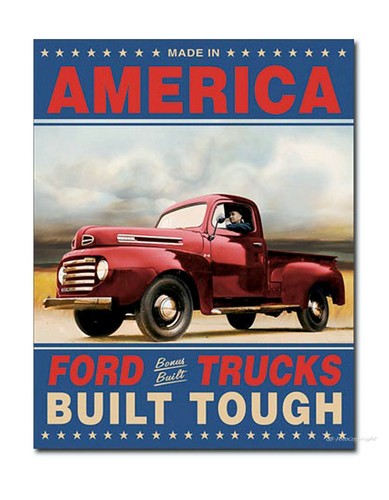 Schild usa ford - truck, x