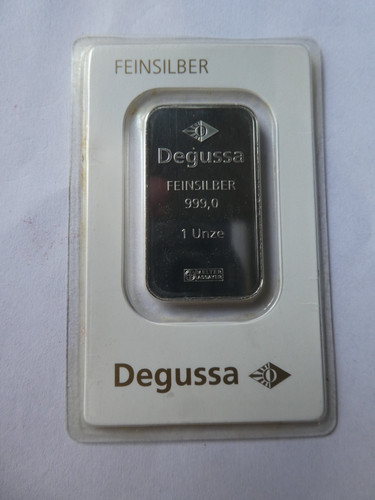 Degussa silberbarren 1 oz - ,, ,
