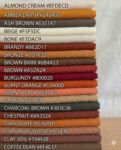 Pure linen fabric the yard - by,