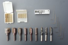 KWO Fräser (für Fräsmaschinen, Handmaschinen), Schaft 8mm, 9 Stück + Zubehör