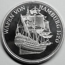 Medaille: Segelschiff Wappen