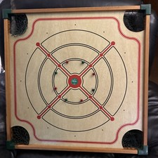 Vintage Carrom Wood Game Board