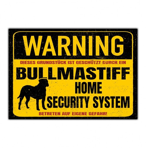 Bullmastiff mastiff dog schild - bullmastiff,