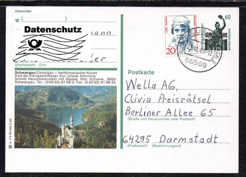 W990 bund bpk bildpostkarte - w990#,