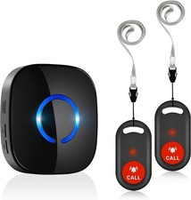 Notrufknopf für Senioren Hausnotruf Alarmknopf 500FT Notrufklingel Krankenpflege