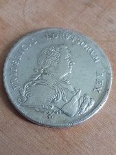 Ein Reichs Thaler 1750 A Brandenburg Preußen Prachtstück Silber