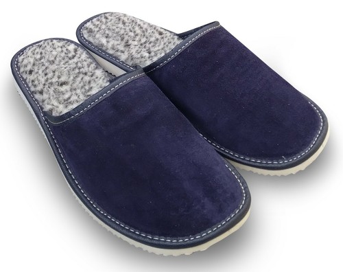 Herren leder hausschuhe - herren,