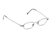 Brille Fassung Grau klein eckig Damen Herren 41-20mm Retro Design BC3