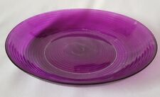 Tortenplatte Glasplatte Servierplatte Shabby Lila GroßePlatte