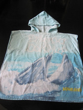 Badehandtuch mit Kapuze für Kinder Aspro Blau Delfin