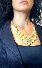 Indischer achat collier - collier, |