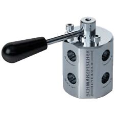 Hydraulik 6/2-Wege Drehumschaltventil Umschaltventil Umschalthahn 6/2-Wegeventil