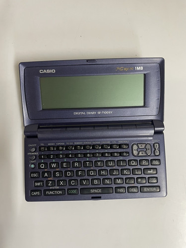 Casio digital diary - casio, sf-7100sy