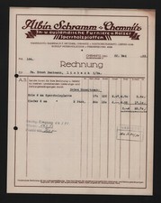 CHEMNITZ, Rechnung 1933, Albin