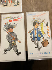 7 x scherzkarten karikatur bundeswehr