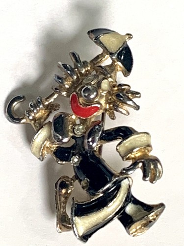 Lustige goldfarbene brosche - lustige,