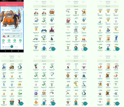 Pokémon acc lvl54 30 - go,