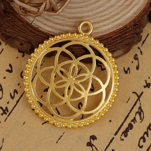 Lebensblume charm anhänger - ,