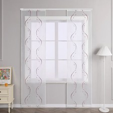 2er Voile Flächenvorhang