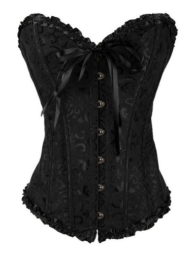 Damen taillenkorsett brokat - damen,
