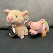 2 x Plüsch Glücksschwein