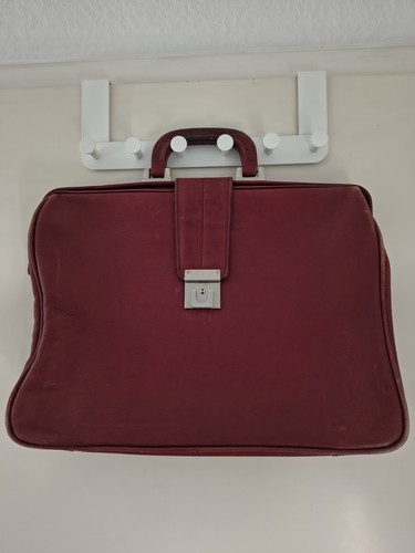 Aktentasche rot vintage - aktentasche, rot,