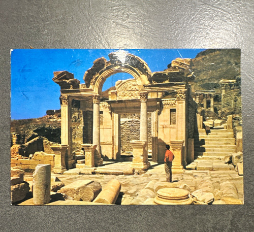 Postkarte ephesos hadrian - postkarte,