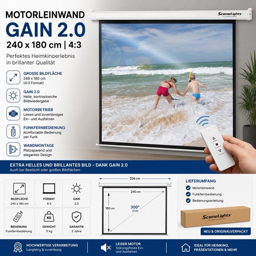 Motorleinwand gain 2 0 - 🔥, 2.0