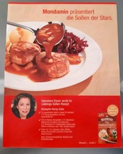 Mondamin Soßenbinder Die Soßen der Stars, Hannelore Elsner Werbeanzeige  2005
