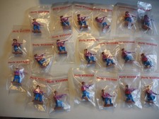 20 x Plasty Western Cowboy im original Beutel, Neu, Knieend