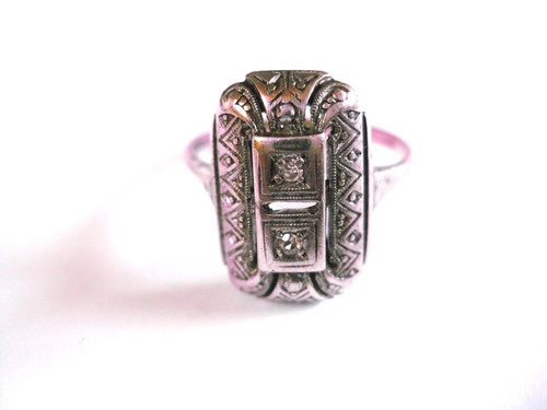 Art deco ring gold 585 - art,