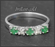 Diamant & Smaragd Ring in 585