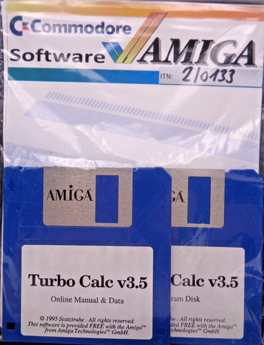Commodore amiga turbo calc - amiga, --
