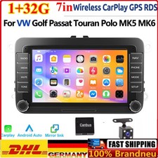 Für VW Golf 5 6 Plus Touran Caddy Jetta Autoradio Android 14 Apple Carplay NAVI