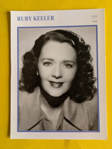 Ruby keeler filmstar - ruby,
