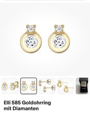 Elli 585 Goldohrring mit