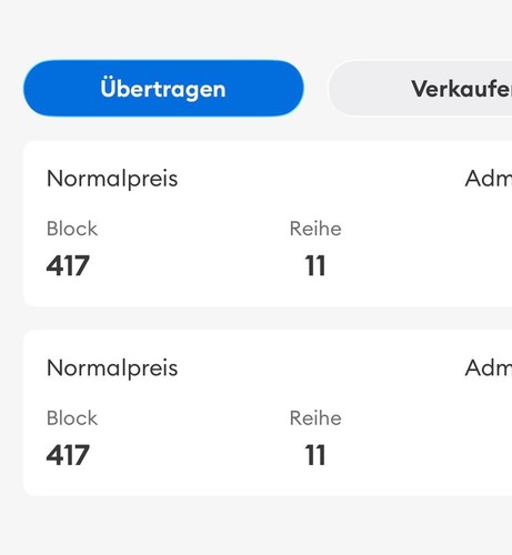 Sitzplatz tickets muse - 2,