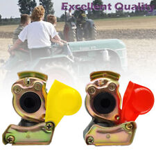 Kupplungskopf rot,gelb M22 Set mit Ventil Für LKW Zugmaschine Traktor Druck-luft