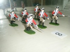 Figuren 1:32 Nr.8 Handbemalte Britische Infantry Unabhängigkeits Krieg 1774