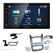 Kenwood DMX129DAB   Autoradio für Dacia Logan 2008-2011 anthrazit