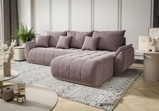Ecksofa Schlafsofa AKITA Stoff