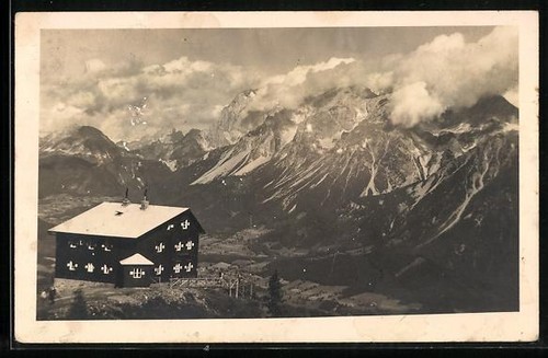 Krummholzhaus berghütte - ak,